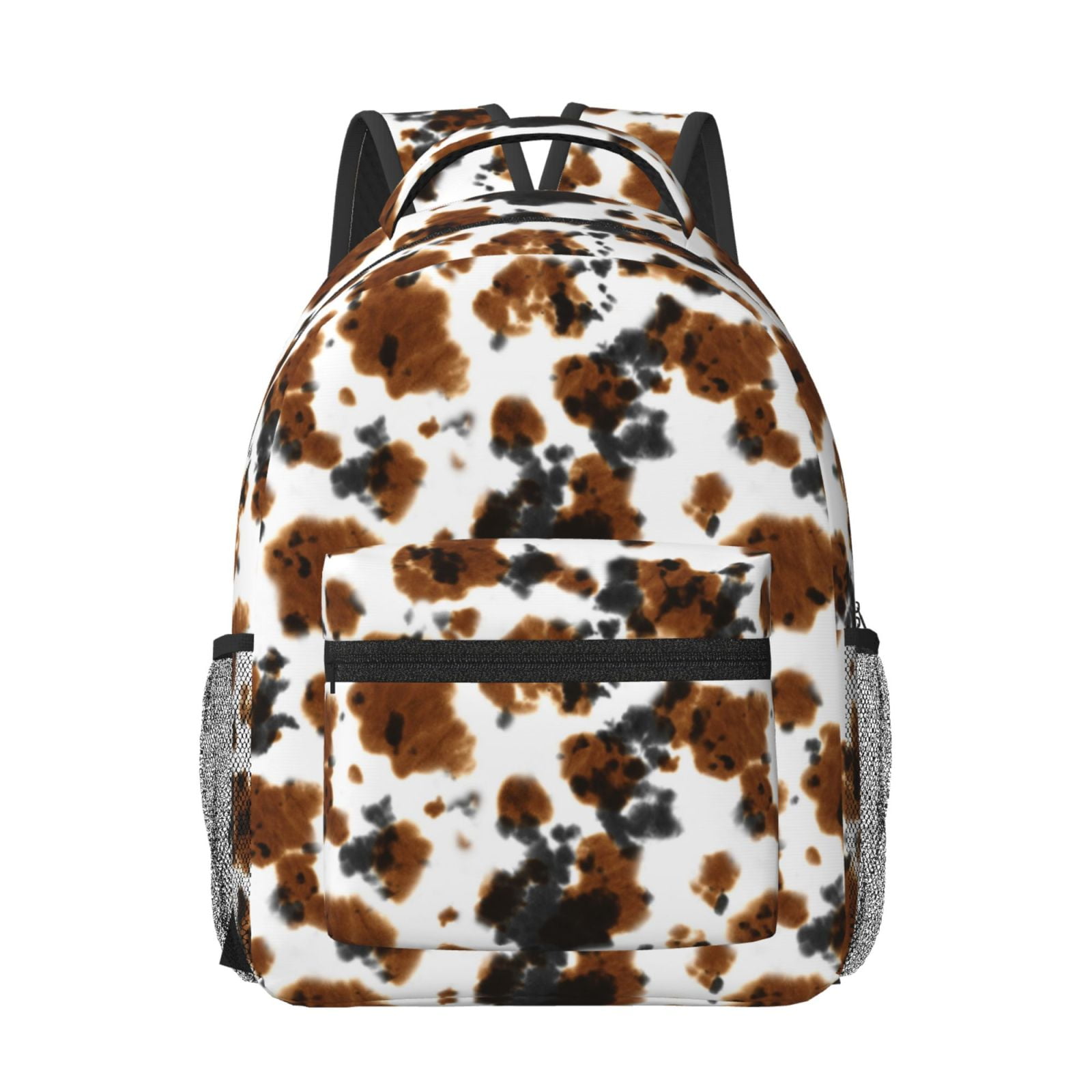 Xecao Cow Tie Dye Print Casual Backpack: A Computer Backpack Ideal for Men and Women, Perfect for College, School, or Daily Travels-One Size