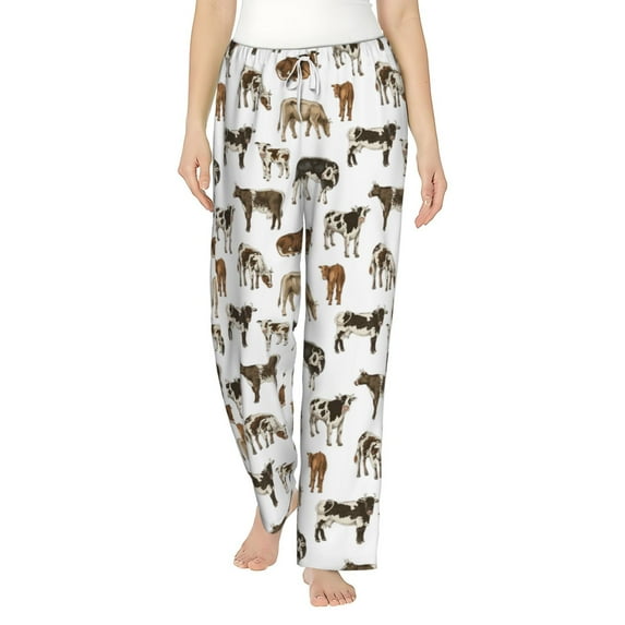 Xecao Cow Women's Straight Lounge Pajama Pants: The Epitome of Relaxed Sleepwear