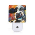 Xecao Cow for Night Light a Wallmounted LED Fixture with A Duskto
