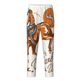 thumbnail image 1 of Xecao Cowboy Riding Horse Print Teenagers' Pajama Pants Long Sleep Pants Soft Elastic Waist Pajama Bottoms Elastic waist with 2 Pockets 5-16 Years-XS(5-6), 1 of 6