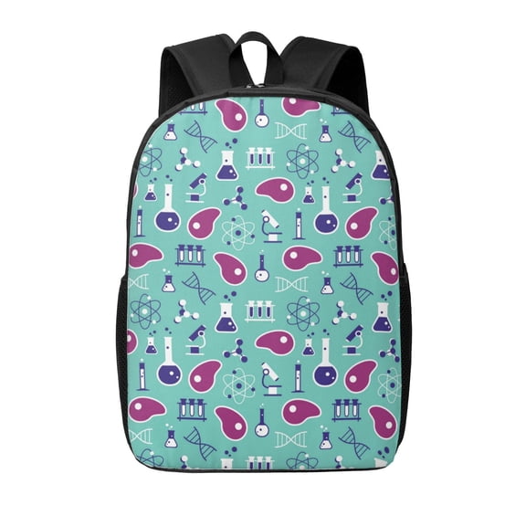 Xecao Cultured Meat Science print Travel Backpack, Large Computer Backpack for Men Women, College School Rucksack Book Bag