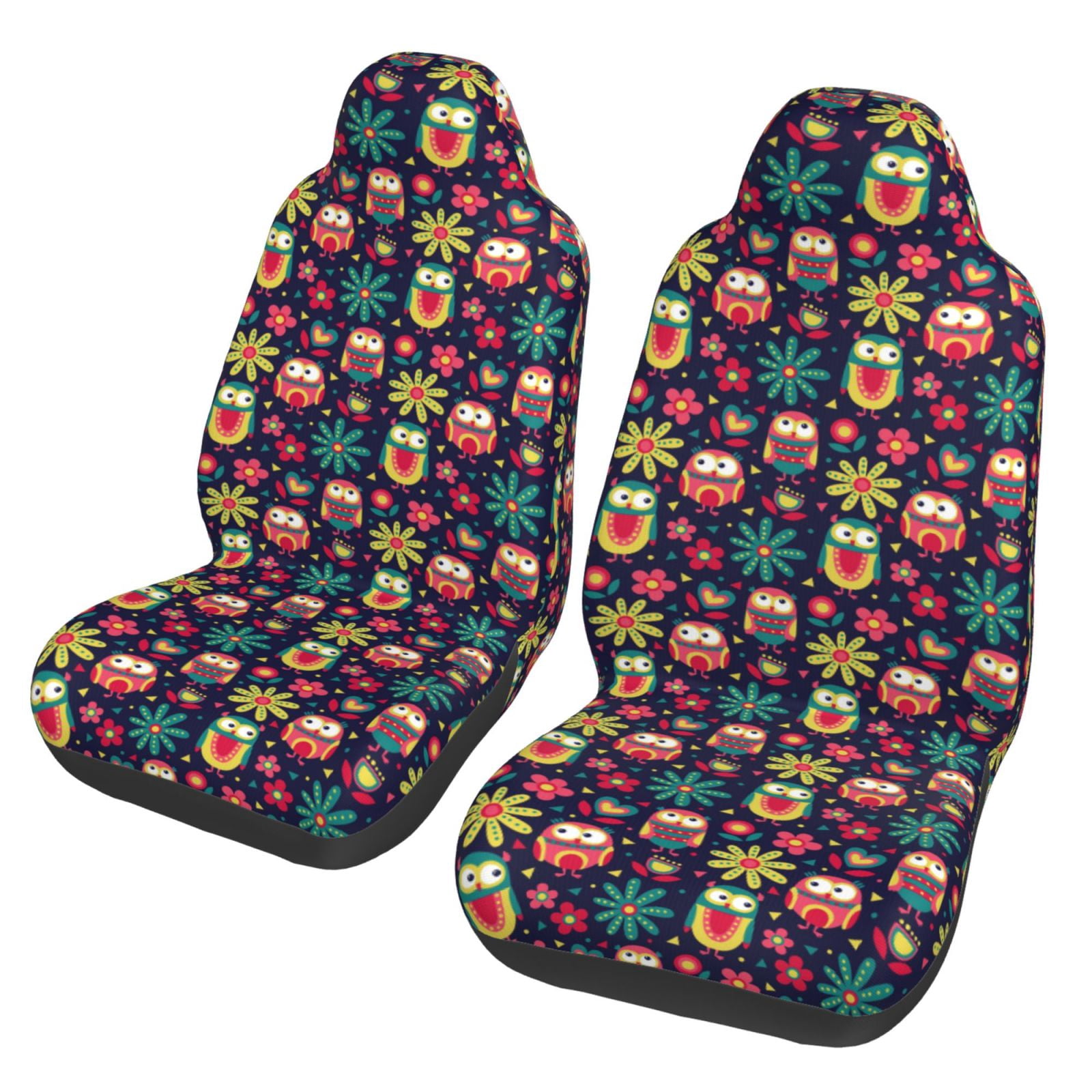 Lollipop Heart Print Pattern Pet Car Seat Cover