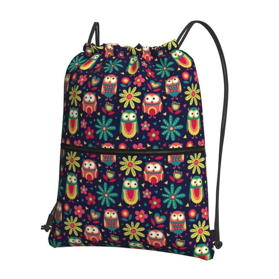Xecao Cute Animal for Drawstring Bags,Pull String Backpack Bags,String Bag Sackpack