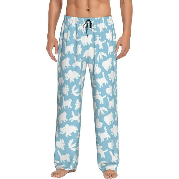 Xecao Cute Animals Men's Straight Lounge Pajama Pants: The Ultimate in Comfortable Sleepwear