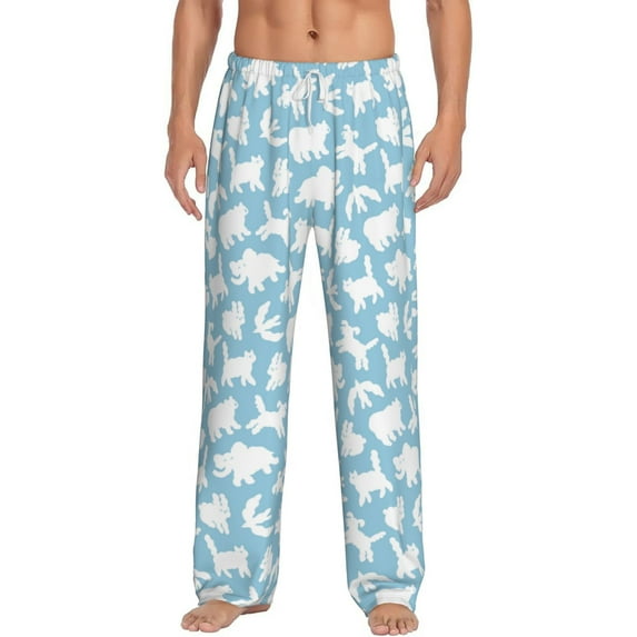 Xecao Cute Animals Men's Straight Lounge Pajama Pants: The Ultimate in Comfortable Sleepwear