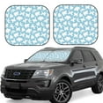 thumbnail image 1 of Xecao Cute Animals for Foldable Car Sun Shades (2-Pack) offer sun protection with an easy-fold design for convenient windshield shading., 1 of 7