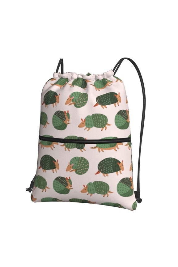 Cute Armadillo for Drawstring Bags,Pull String Backpack Bags,String Bag Sackpack