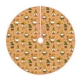 thumbnail image 1 of Xecao Cute Autumn With Gnomes Pattern Christmas Tree Skirt Round Xmas Tree Mat Base Cover for Holiday Home Decorations-30", 1 of 6