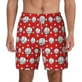 thumbnail image 1 of Xecao Cute Baseball for Men's Swimming Trunks Swim Trunks Quick Dry Swim Shorts with Mesh Lining Funny Swimwear Bathing Suits, 1 of 9