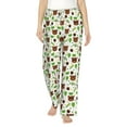 thumbnail image 1 of Xecao Cute Bear Women's Straight Lounge Pajama Pants: The Epitome of Relaxed Sleepwear, 1 of 9