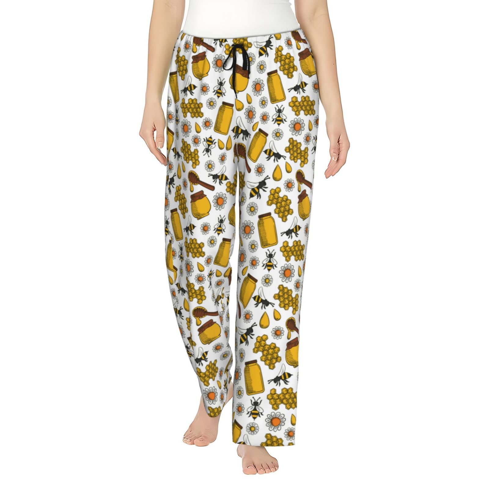Xecao Cute Bee Women's Straight Lounge Pajama Pants: The Epitome of ...