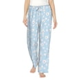 thumbnail image 1 of Xecao Cute Bunny Women's Straight Lounge Pajama Pants: The Epitome of Relaxed Sleepwear, 1 of 9