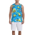 thumbnail image 1 of Xecao Cute Car Cartoon print basketball shirt for both men and women, a unisex basketball jersey perfect for theme parties-Small, 1 of 6