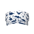 thumbnail image 1 of Xecao Cute Cartoon Dinosaurs for Adult Sun Cap offers versatile sun protection with adjustable Velcro for a secure fit., 1 of 8