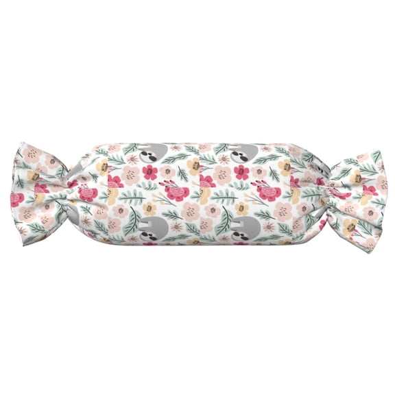 Xecao Cute Cartoon Sloth Print+Candy-Inspired Plush Pillow for Men Women Suitable for Beds, Sofas, Game Rooms Drawstring Closure