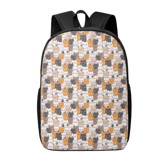 Xecao Cute Cats print Travel Backpack, Large Computer Backpack for Men Women, College School Rucksack Book Bag