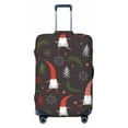 thumbnail image 1 of Xecao Cute Christmas Gnomes print Elastic Luggage Cover, with double-sided print , is perfect for travel, business, and daily use, 1 of 9