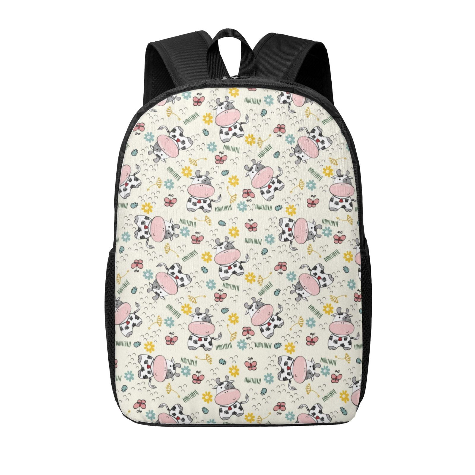 Xecao Cute Cow print Travel Backpack, Large Computer Backpack for Men Women, College School Rucksack Book Bag