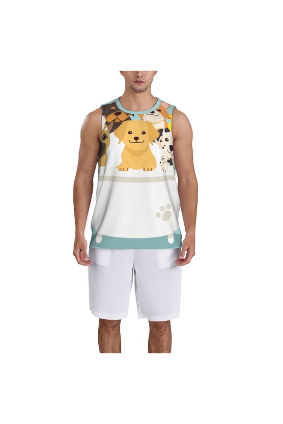 Cute Dog In Bathtub print basketball shirt for both men and women, a unisex basketball jersey perfect for theme parties-XX-Large