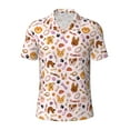 thumbnail image 1 of Xecao Cute Dog for Mens' Casual Short Sleeve Button-Down Polo Shirts for a Classic Golf Look, 1 of 9