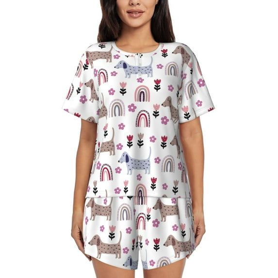 Xecao Cute Dog print Swimsuit for women, Summer-ready, sporty style.Quick-dry fabric. Many sizes & colors.