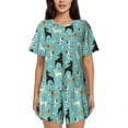 thumbnail image 1 of Xecao Cute Dog print Swimsuit for women, Summer-ready, sporty style.Quick-dry fabric. Many sizes & colors., 1 of 9