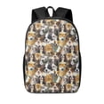 thumbnail image 1 of Xecao Cute Dog print Travel Backpack, Large Computer Backpack for Men Women, College School Rucksack Book Bag, 1 of 5