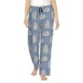 thumbnail image 1 of Xecao Cute Fat Cat Women's Straight Lounge Pajama Pants: The Epitome of Relaxed Sleepwear, 1 of 9