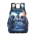 thumbnail image 1 of Xecao Cute Fish Flower Couple print Backpack For women men Aesthetic Lightweight Travel Daypack Simple Cute Backpack For Bookbag, 1 of 5