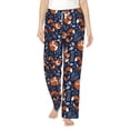 thumbnail image 1 of Xecao Cute Foxes Women's Straight Lounge Pajama Pants: The Epitome of Relaxed Sleepwear, 1 of 9