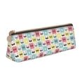 thumbnail image 1 of Xecao Cute French Bulldog Print Leather Pencil Case -Stationery Bag Pen Holder for Work & Office, 1 of 5