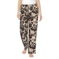 thumbnail image 1 of Xecao Cute French Bulldog Women's Straight Lounge Pajama Pants: The Epitome of Relaxed Sleepwear, 1 of 9