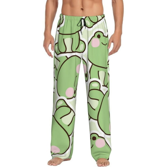 Xecao Cute Frog Men's Straight Lounge Pajama Pants: The Ultimate in Comfortable Sleepwear