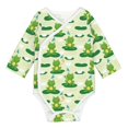 thumbnail image 1 of Xecao Cute Frog1 Print Baby unisex-baby Cotton Long-sleeve Bodysuits-3 Months, 1 of 6