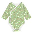 thumbnail image 1 of Xecao Cute Frog2 Print Baby unisex-baby Cotton Long-sleeve Bodysuits-3 Months, 1 of 6