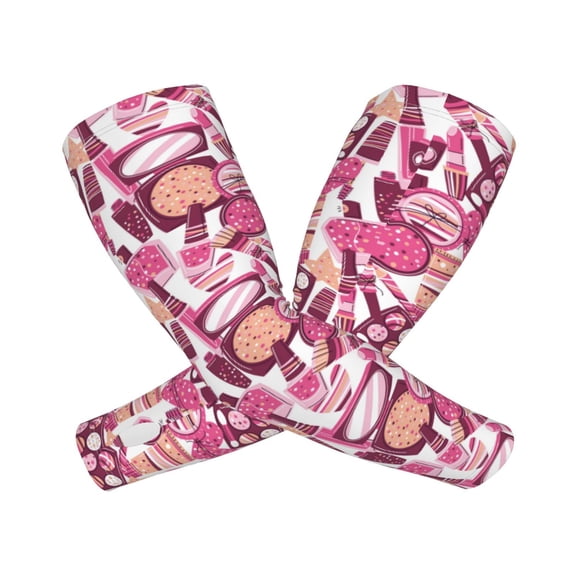 Xecao Cute Girl Print Cooling Arm Sleeves, UPF 50 UV Sun Protection Sports Compression ,Tattoo Cover Up ,Sports Sleeve for Basketball Golf Football