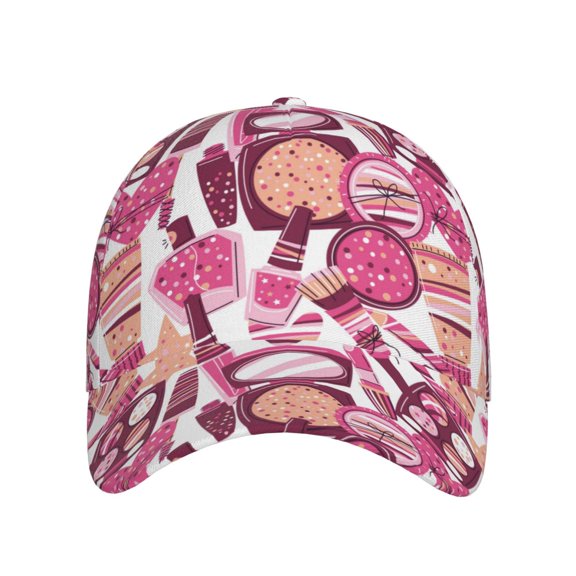 Xecao Cute Girl for Baseball Cap: Unisex, crafted from classic polyester twill fabric, featuring a soft unconstructed design