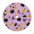 thumbnail image 1 of Xecao Cute Halloween Pattern Christmas Tree Skirt Round Xmas Tree Mat Base Cover for Holiday Home Decorations-48", 1 of 6
