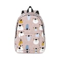 thumbnail image 1 of Xecao Cute Hand Drawn Bear for Canvas College Laptop Backpack, Durable Rucksack Travel Notebook Bag School Backpack Book Bag for Men Women, 1 of 8