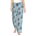 thumbnail image 1 of Xecao Cute Hippopotamus Women's Straight Lounge Pajama Pants: The Epitome of Relaxed Sleepwear, 1 of 9
