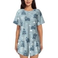 thumbnail image 1 of Xecao Cute Hippopotamus print Swimsuit for women, Summer-ready, sporty style.Quick-dry fabric. Many sizes & colors., 1 of 1