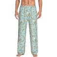 thumbnail image 1 of Xecao Cute Honeybees Men's Straight Lounge Pajama Pants: The Ultimate in Comfortable Sleepwear, 1 of 9