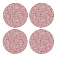 thumbnail image 1 of Xecao Cute Love for MDF Cork Coaster 4 Pcs,Drink Coasters,Suit for House Warming Gifts New Home ,Coffee Table Decor-Round Shape, 1 of 7