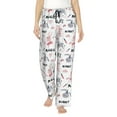 thumbnail image 1 of Xecao Cute Magic Bunny Women's Straight Lounge Pajama Pants: The Epitome of Relaxed Sleepwear, 1 of 9