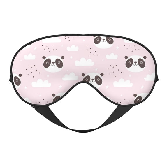 Xecao Cute Panda for Soft Fluffy Sleeping Blindfold, Nap eye cover tailored for the utmost comfort for girls, women, kids, and adults.