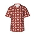 thumbnail image 1 of Xecao Cute Pig with Coins print Hawaiian shirt - a stylish short-sleeve button-down for men, perfect for casual beach and tropical outings., 1 of 9