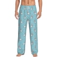 thumbnail image 1 of Xecao Cute Poodle Dog Men's Straight Lounge Pajama Pants: The Ultimate in Comfortable Sleepwear, 1 of 9