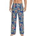 thumbnail image 1 of Xecao Cute Popcorn Men's Straight Lounge Pajama Pants: The Ultimate in Comfortable Sleepwear, 1 of 9
