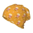thumbnail image 1 of Xecao Cute Popcorn Print Beanie Hat Toddler Girls Boys, Baby Hats Winter Warm Knitted Thermal, Kids Winter Caps, 1 of 7