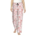 thumbnail image 1 of Xecao Cute Rabbit Carrot Women's Straight Lounge Pajama Pants: The Epitome of Relaxed Sleepwear, 1 of 9